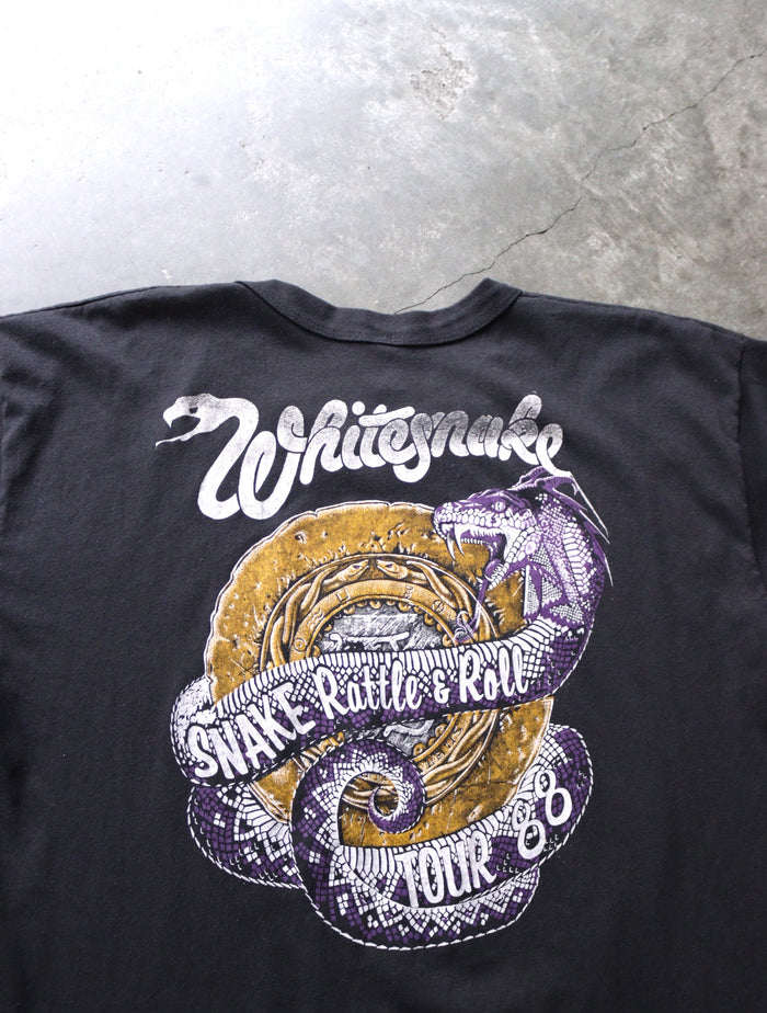 1980S WHITESNAKE FADED TEE