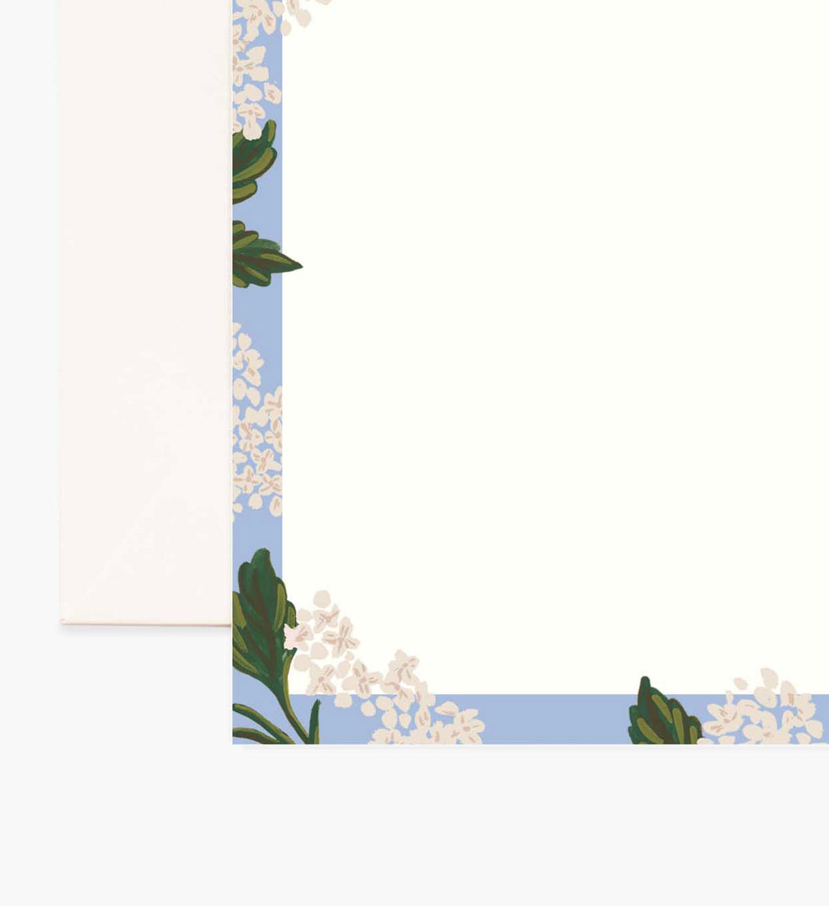 Floral Personalized Stationery - Hydrangea