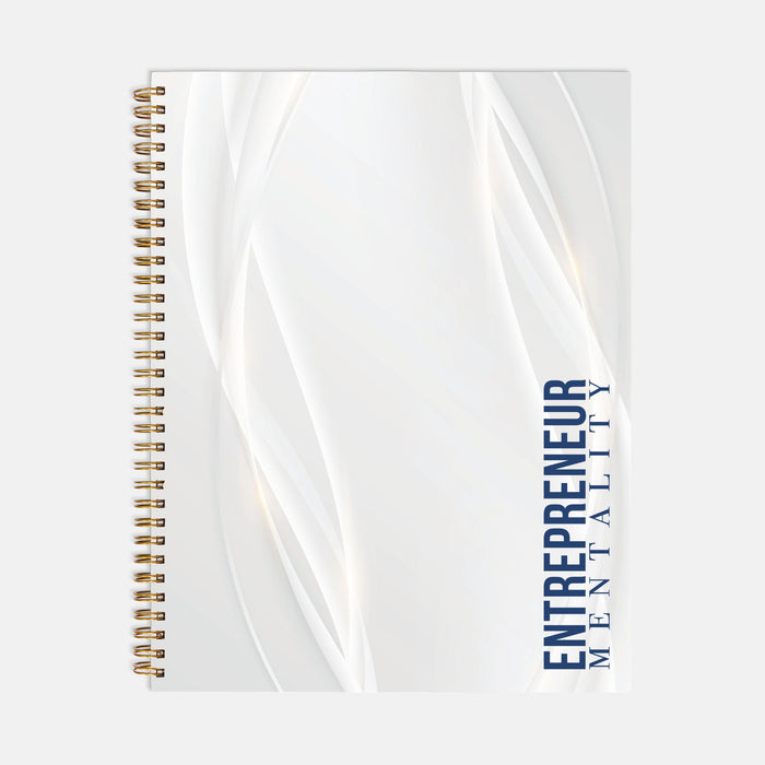 Notebook Softcover Spiral 8.5 x 11 - Entrepreneur Mentality