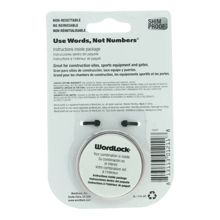 WordLock Combination Lock