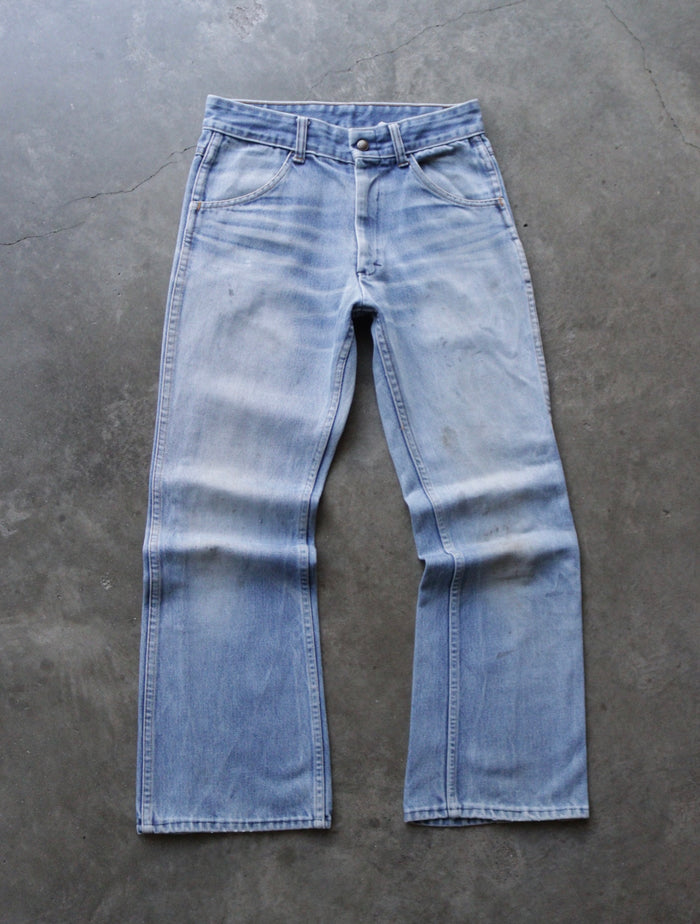 1970S FADED FLARED DENIM PANTS