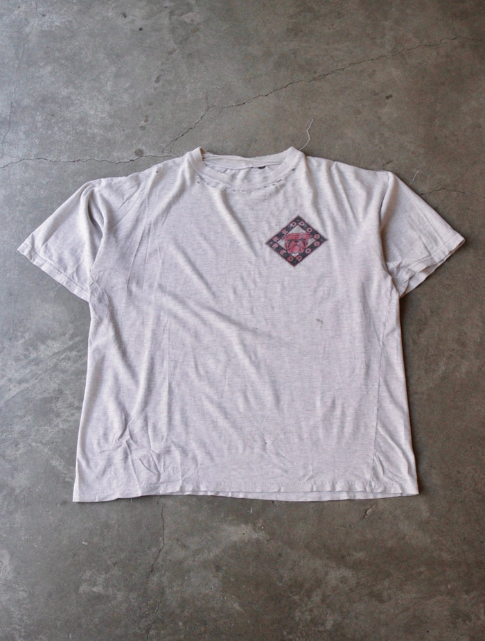 1990S GRAY DISTRESSED TEE