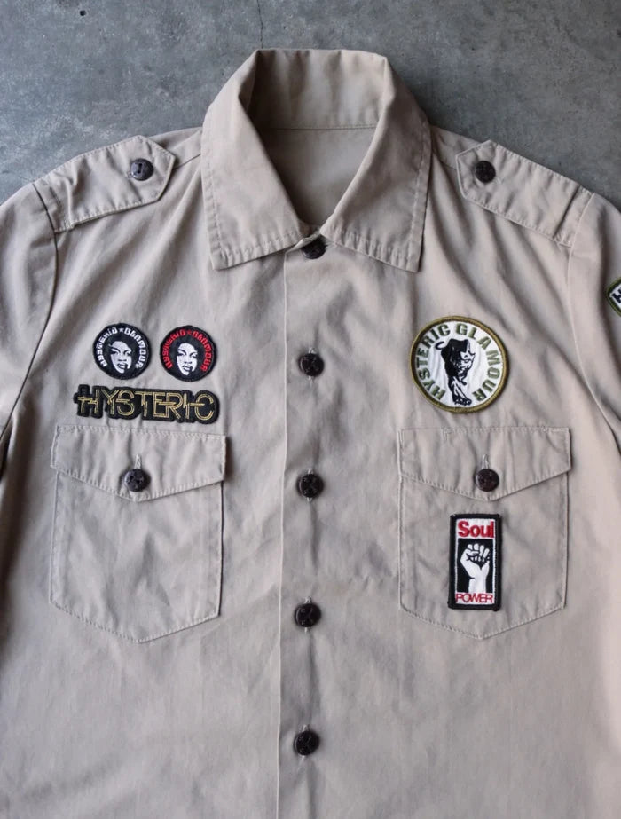 2000S HYSTERIC GLAMOUR BUTTON UP SHIRT