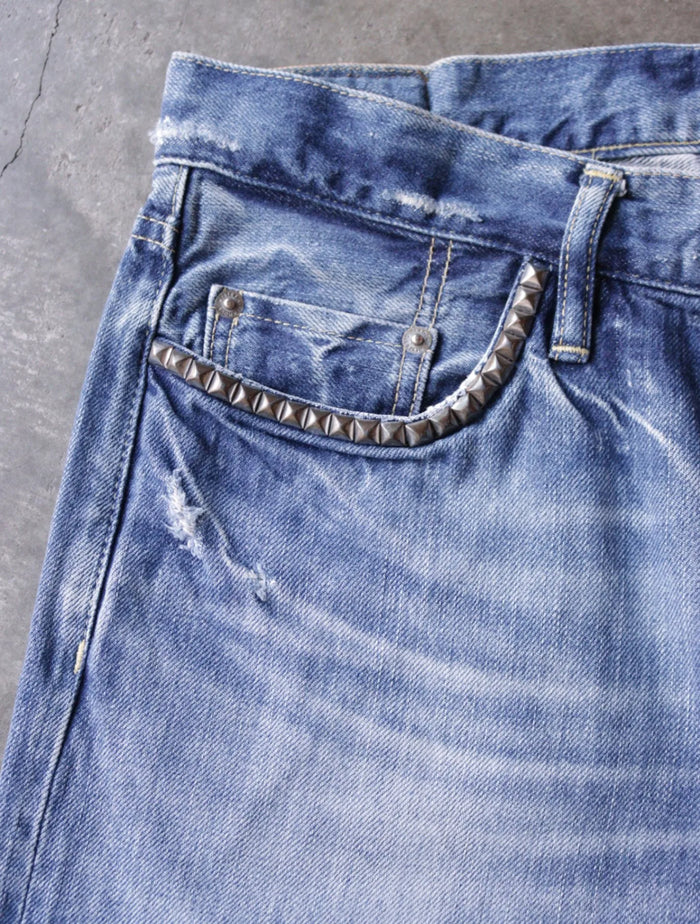2000S HYSTERIC GLAMOUR STUDDED SHORTS