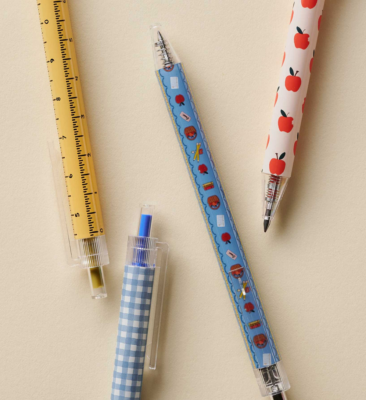 Gel Pen Set of 4 - Schoolhouse