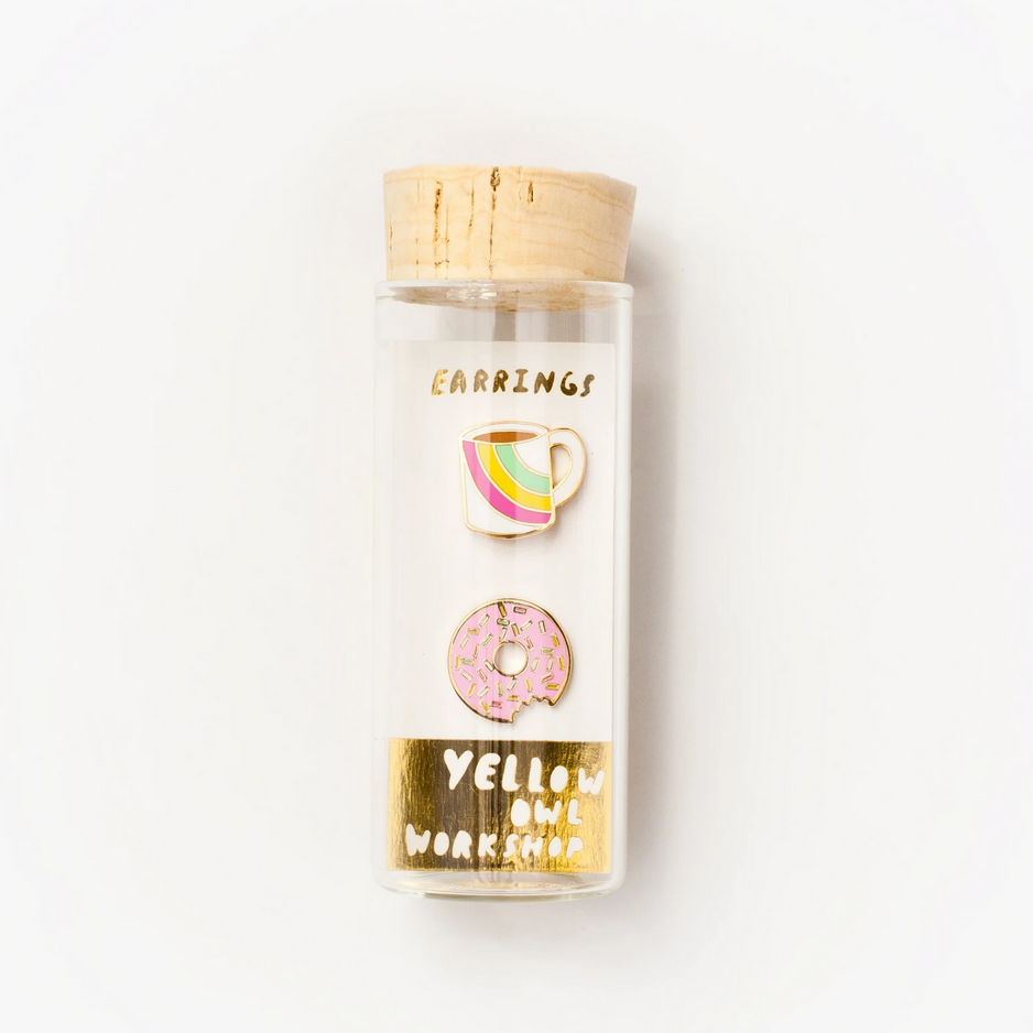 Coffee & Donut Earrings