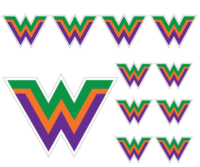 Camp Logo-Waldemar Decal Set 11-Pack