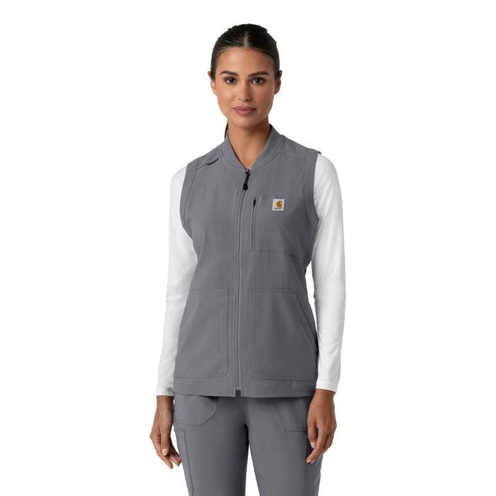 Force Cross-Flex Women's Lightweight Scrub Vest Pewter