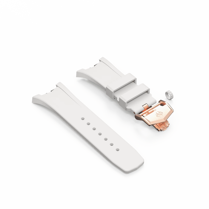 White / Rose Gold / 45