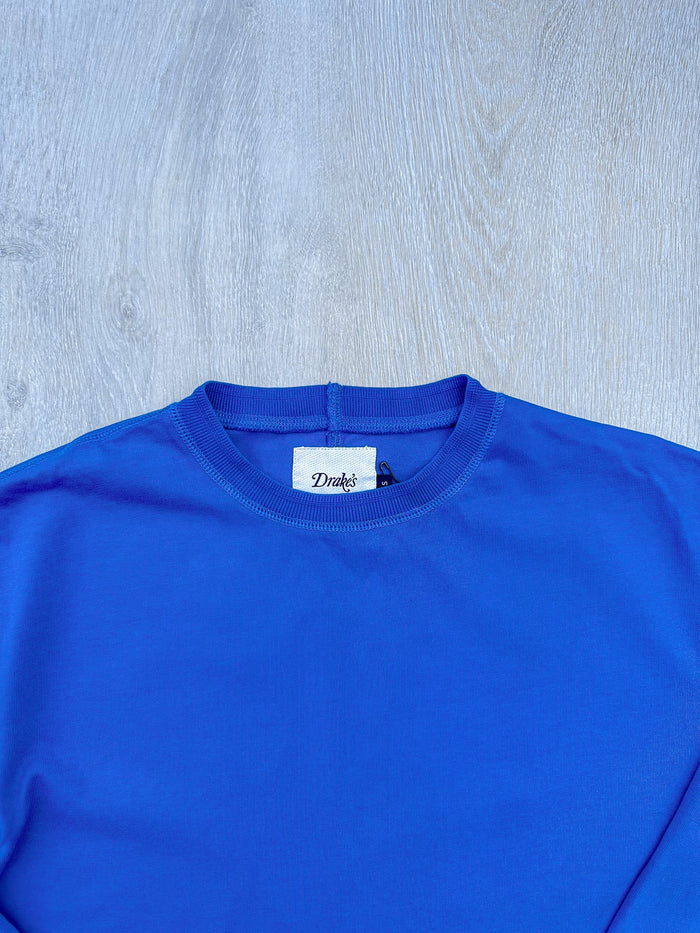 Drake's Blue Long Sleeve Hiking Tee Shirt - House Of Huntington