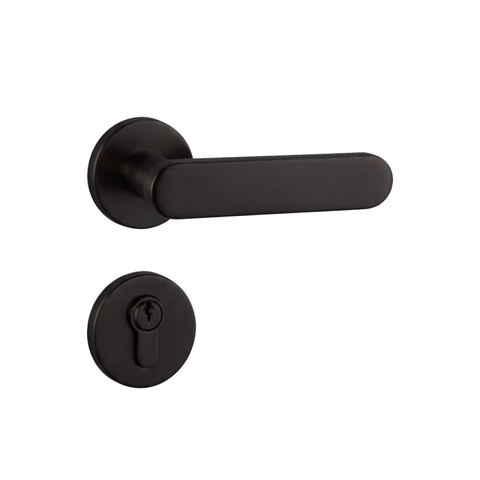 Elwood Solid Brass Lever Set