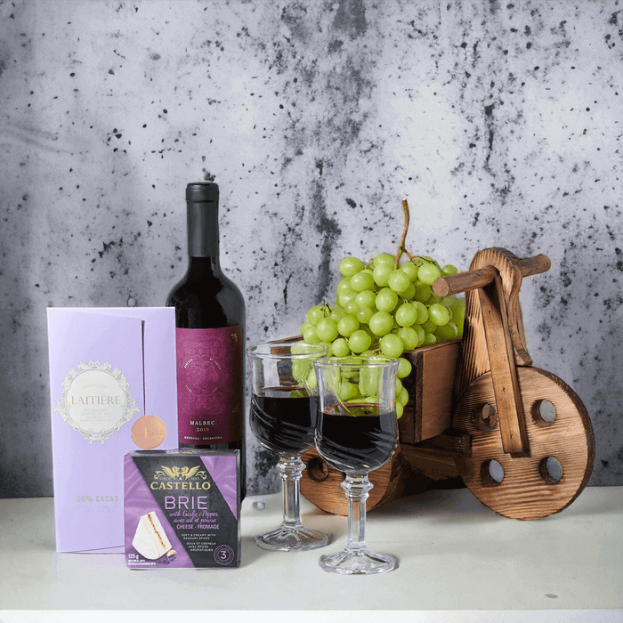 Gourmet Snack & Wine Cart