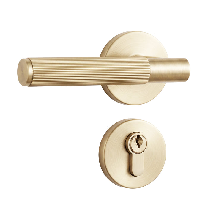 Hartley Solid Brass Lever Set