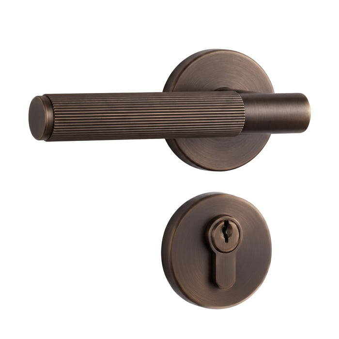 Hartley Solid Brass Lever Set
