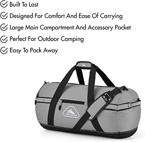 High Sierra Round Cargo Duffel Small 45L