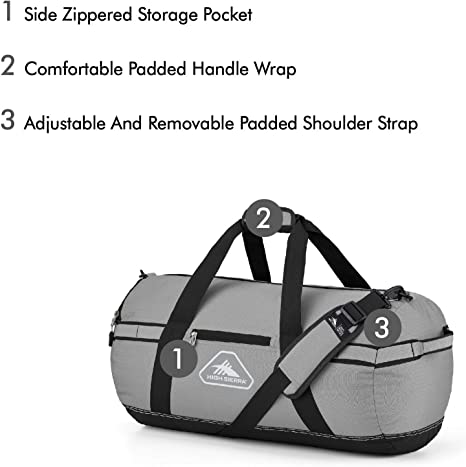 High Sierra Round Cargo Duffel Small 45L