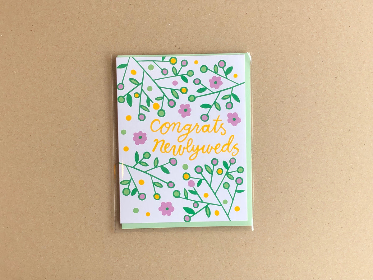 Congrats Newlyweds Card