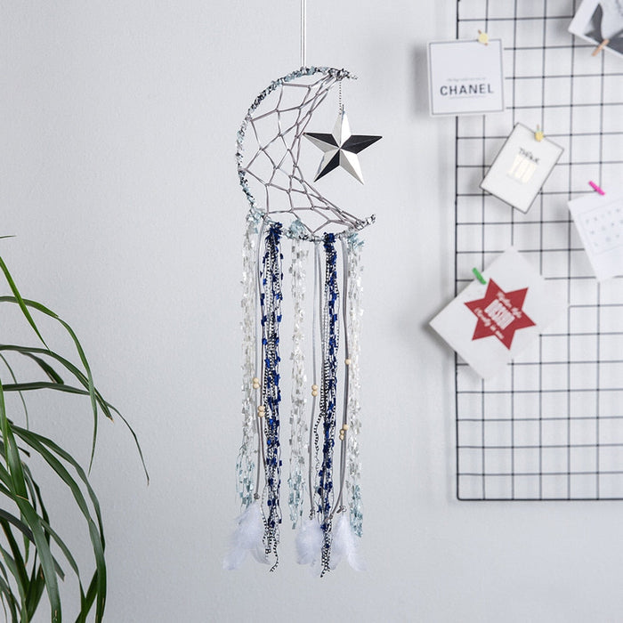 Macrame Moon Dreamcatcher