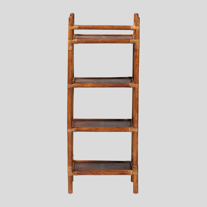 Nyra Rattan Display Shelf by bali & pari — overall view