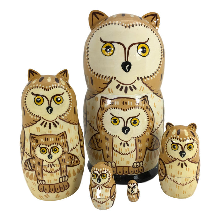 Owl nesting dolls