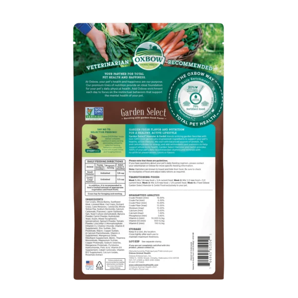 Oxford Garden Select Hamster & Gerbil Food