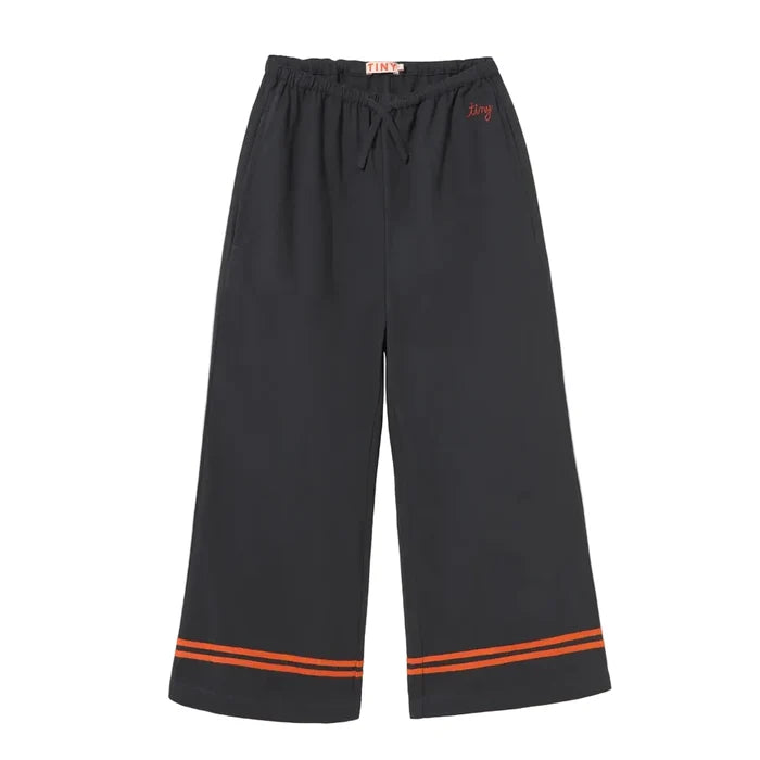 Red Stripes Woven Pant Ink Blue