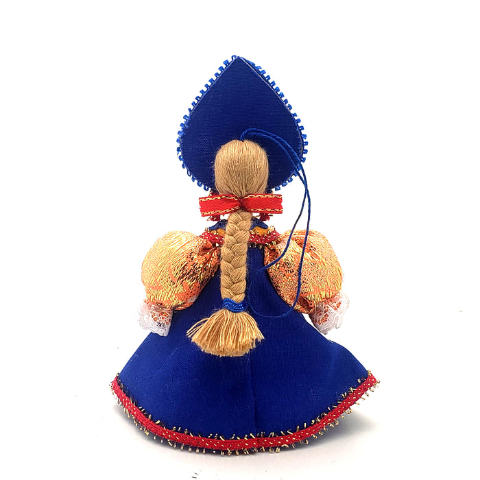 back of Christmas ornament