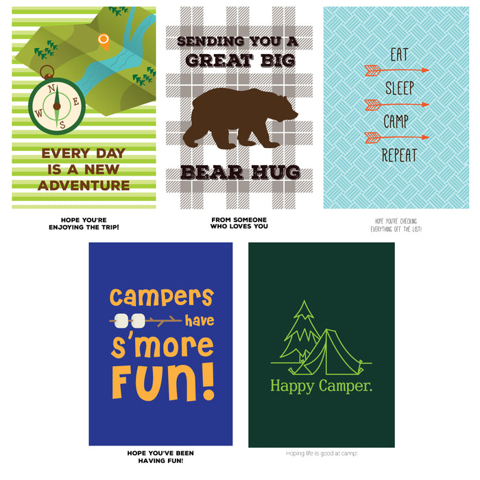 Summer Camp Greeting Cards for Boys, Girls, and Parents|15338