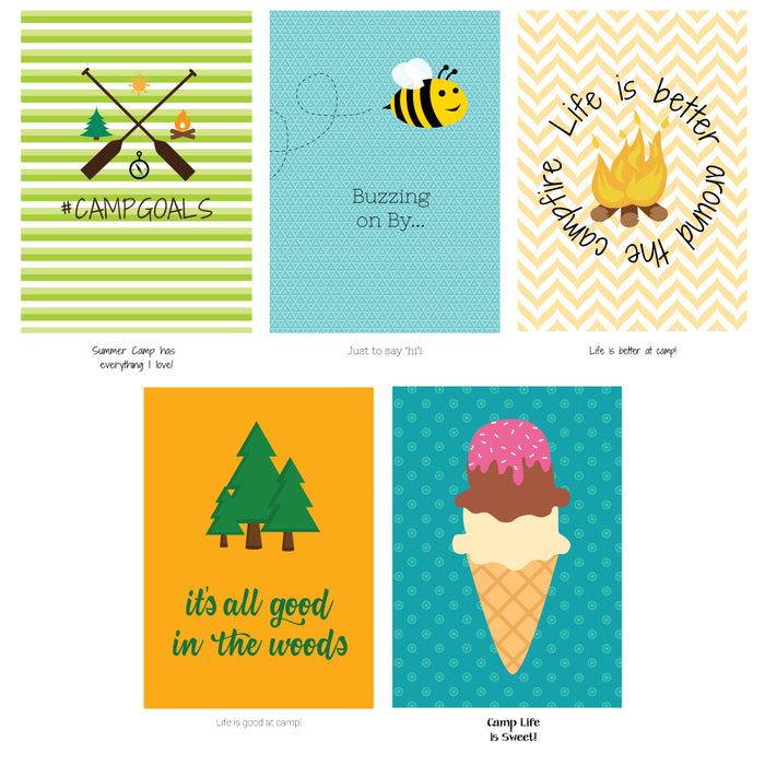 Summer Camp Greeting Cards for Boys, Girls, and Parents|15340