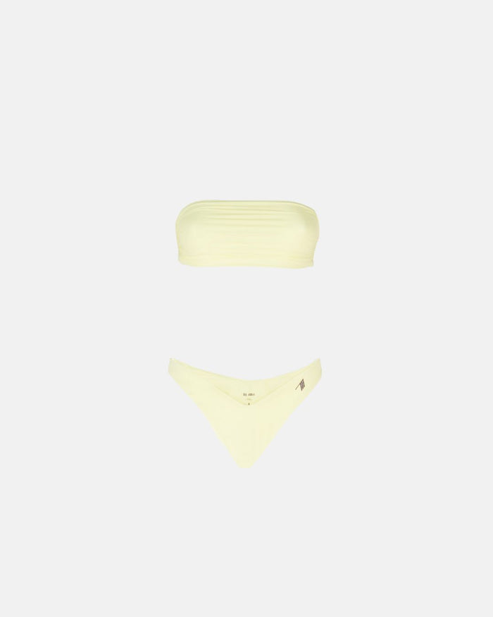The Attico Yellow Bikini
