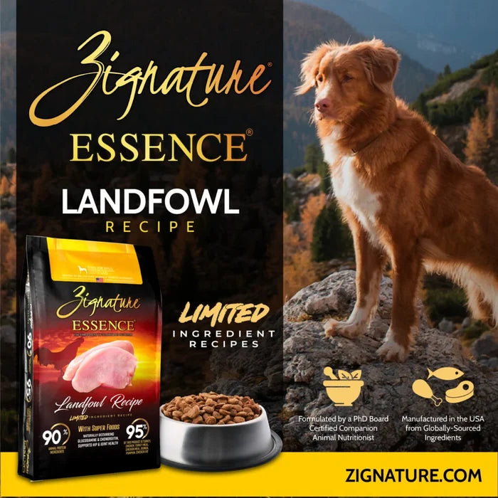 Zignature Essence Limited Ingredient Landfowl Recipe Dry Dog Food